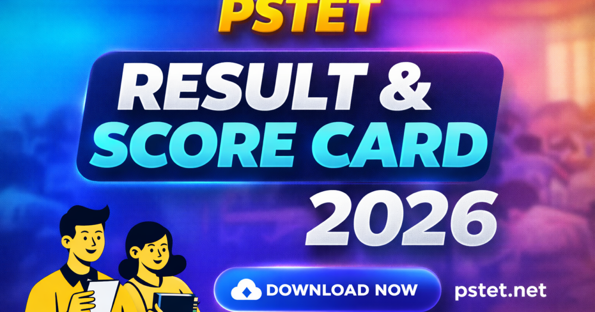 pstet result 2026 at pstet2025.org (2nd april): check punjab tet cutoff & scorecard pdf link